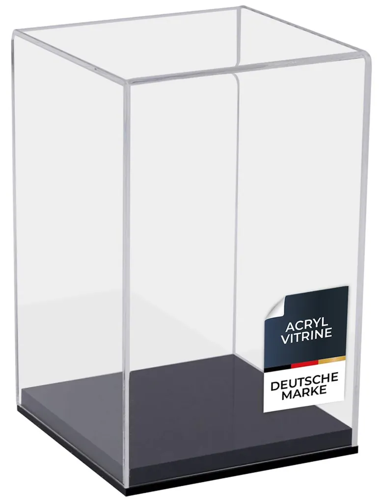 Boîte de présentation transparente 46811, 14x14x22cm pour modélisme