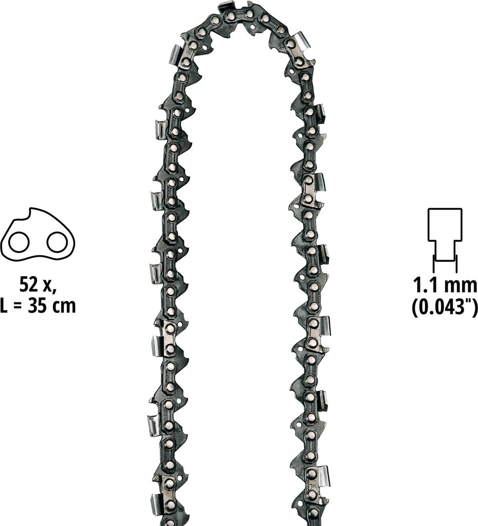 Einhell 4500196, 76,2 / 8 mm (3 / 8