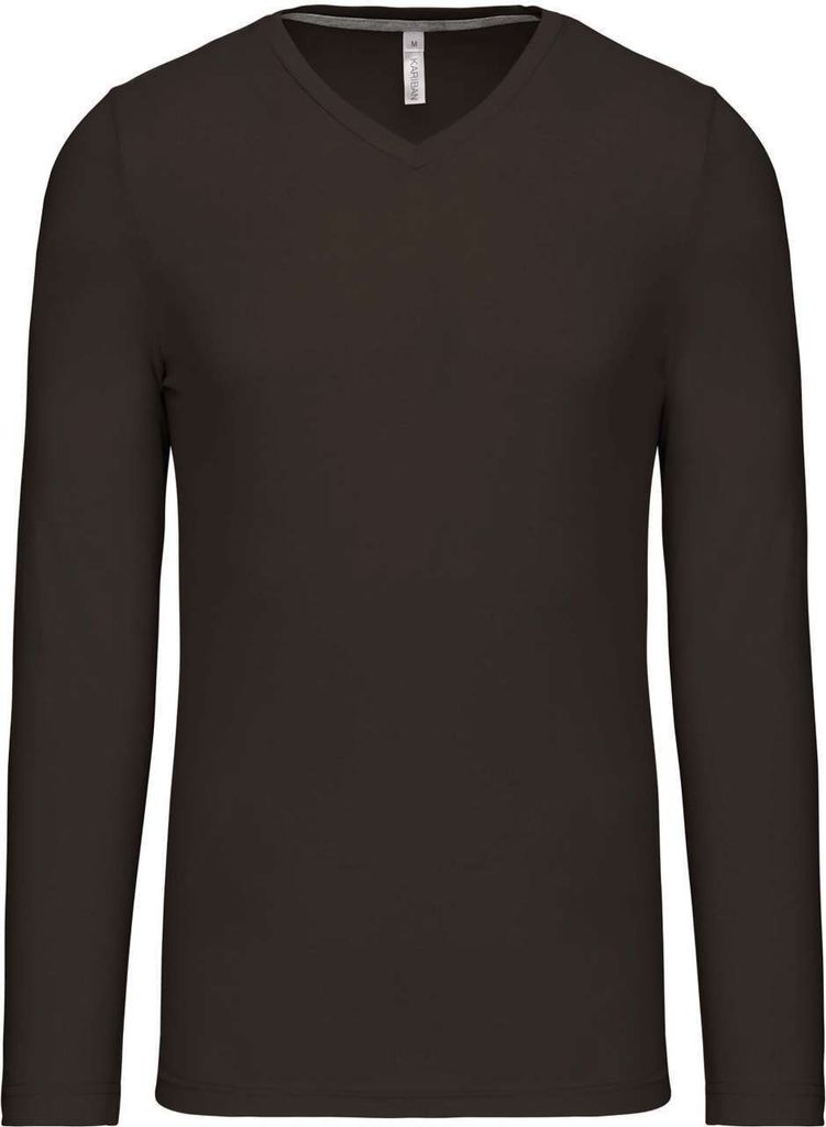 Kariban Herren Langarmshirt Longsleeve Longline T-Shirt Sweatshirt, Größe:3XL, Farbe:Forest Green