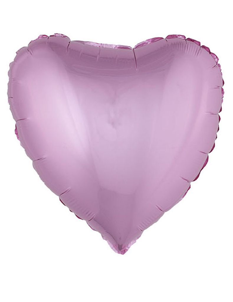 XL Folien Herz Luftballon 52 x 46 cm - Rosa