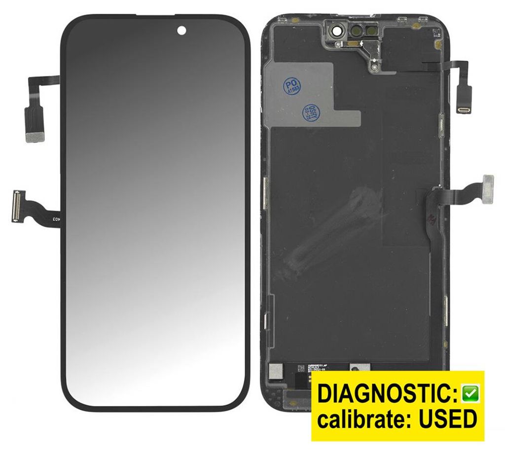 Original Pulled LTPO Super Retina XDR OLED 120Hz Display Touchscreen Bildschirm Schwarz für Apple iPhone 14 Pro Max A2894, A2651, A2893, A2895 & W...