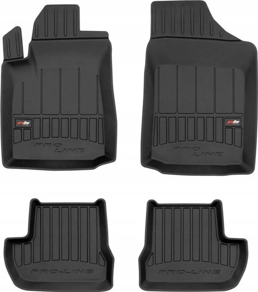 Tappetini Auto Gomma Citroen C2 2003-2009 | Lavabili e Inodori 3D