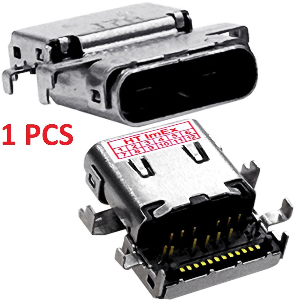 USB-C Ladebuchse Strombuchse Netzteilbuchse für HP Elite x2 1012 G1 L5H01EA, 1012 G1 T8Z06UT, 1012 G1 T8Y99AW