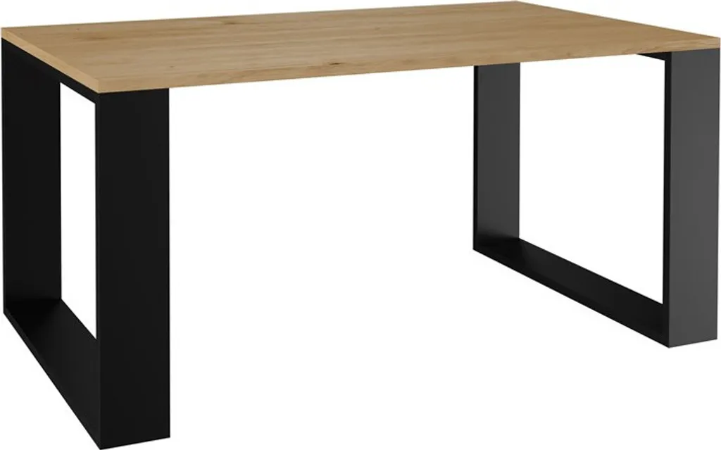 VBChome Tavolino da caffè 90 x 58 x 50 cm Rovere Artisan - Nero Tavolino da salotto Tavolino da tè Tavolino da divano Tavolino da soggiorno moderno Ufficio Rovere Artisan - Nero