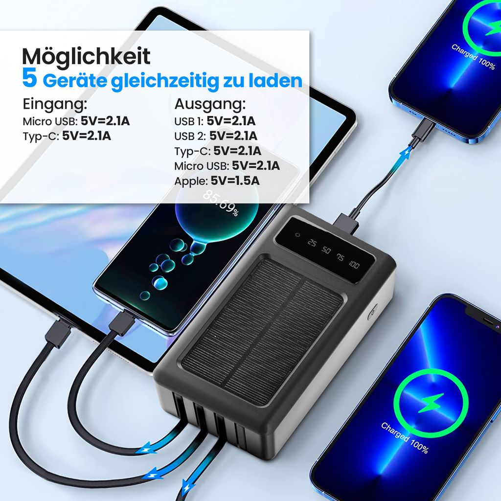 Extralink EPB-092 20000mAh Černá | Power banka | Solární Obrázek produktu 14