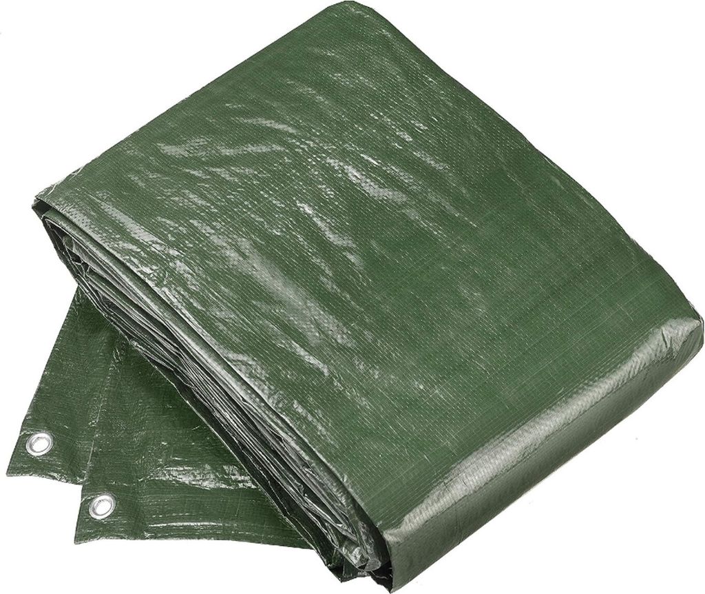 CONNEX Abdeckplane 3,0 x 4,0 m grün 100,0 g/qm