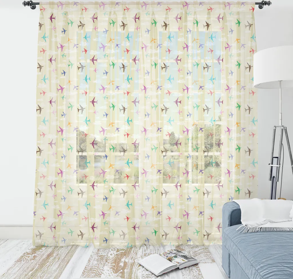 Tappezzeria Parete ABAKUHAUS Aerei: Decorazione Romantica Beige 160x274