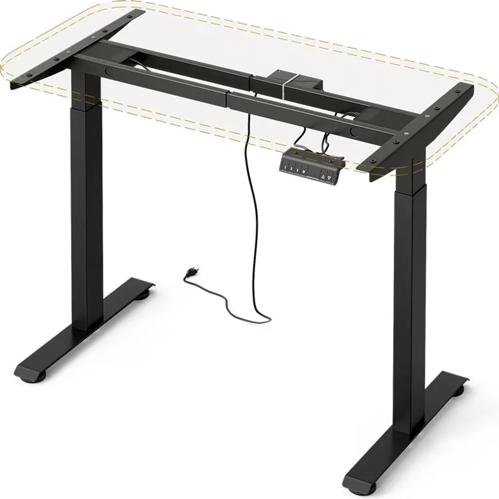 Structure de table motorisée Vicco Elevate 2 moteurs Noir Model 57977