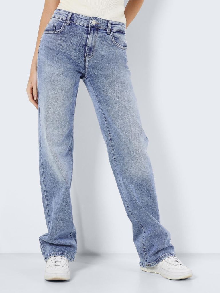 Noisy May Jeans Damen NMYOLANDA NW WIDE JEANS AZ236LB NOOS blau W31L32