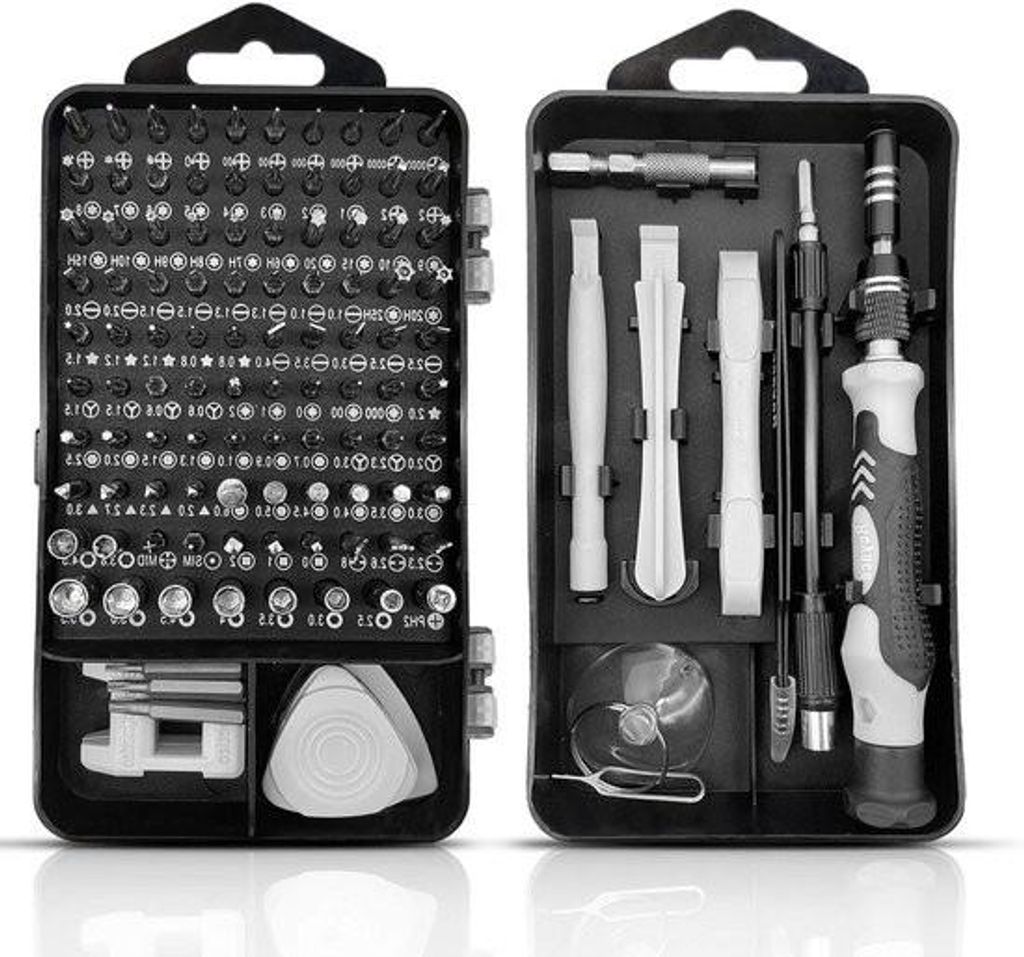 119-in-1-Computer-Reparaturset – Elektronik-Werkzeugset – Mini-Präzisionsschraubendreher-Set mit Etui – für iPhone, Handy, Laptop und Schmuck