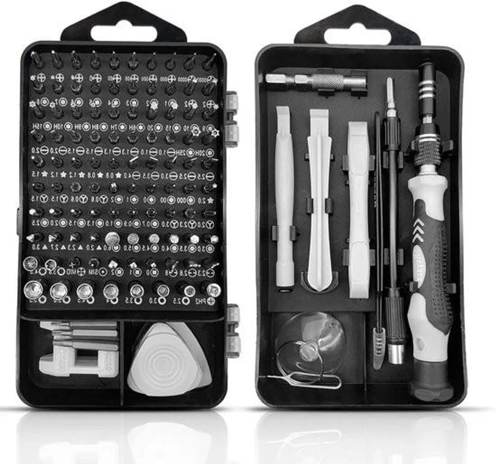 Kit de réparation informatique 119 en 1 - Set de tournevis de précision