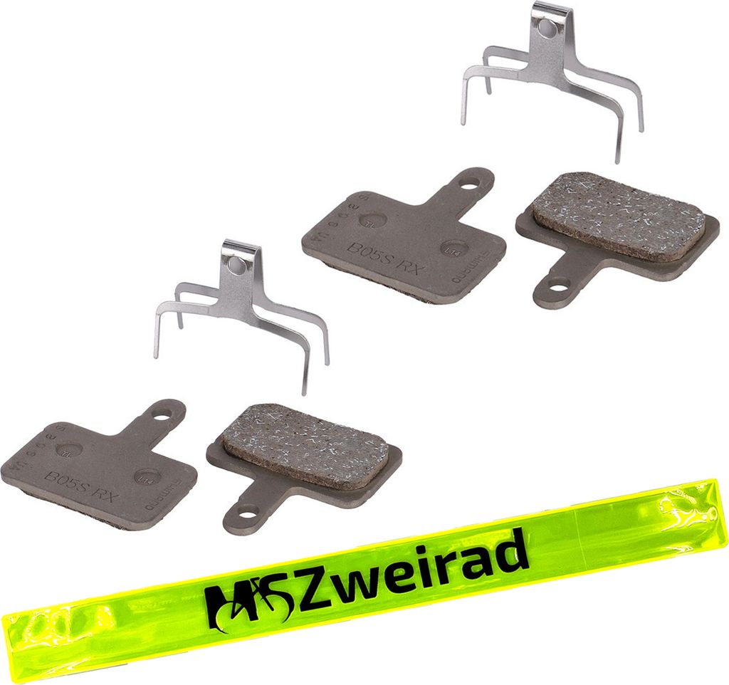 2er Set SHIMANO Scheibenbremsbeläge Blister B05S-RX Produktbild 3
