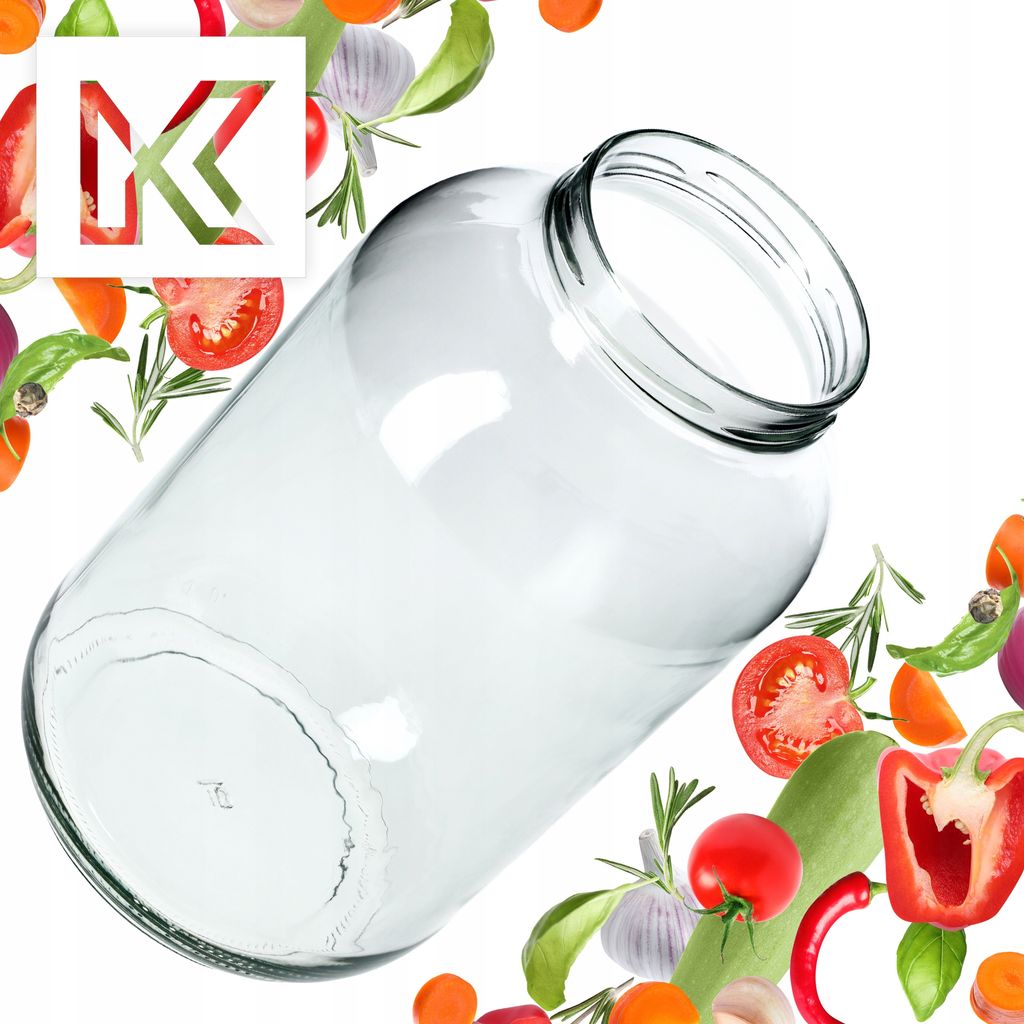 Lot De 16 Bocaux à Confiture 540 Ml Avec Couvercles à Visser - Dorés - Conservation Concombres Et Aliments