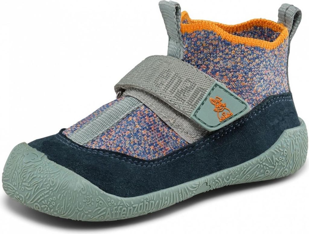 Affenzahn Knit Toddly Hase Klettschuh Grün in Gr. 23
