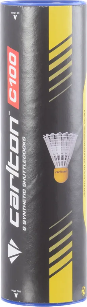 Volants synthétiques Carlton C100 tube de 6 pour entraînement régulier
