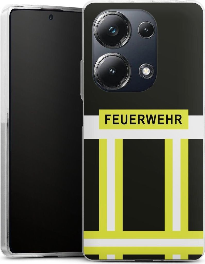 DeinDesign Handyhülle für Xiaomi Poco M6 Pro Silikon Hülle Case Smartphone Schutzhülle Beruf Feuerwehr Feuerwehrmann