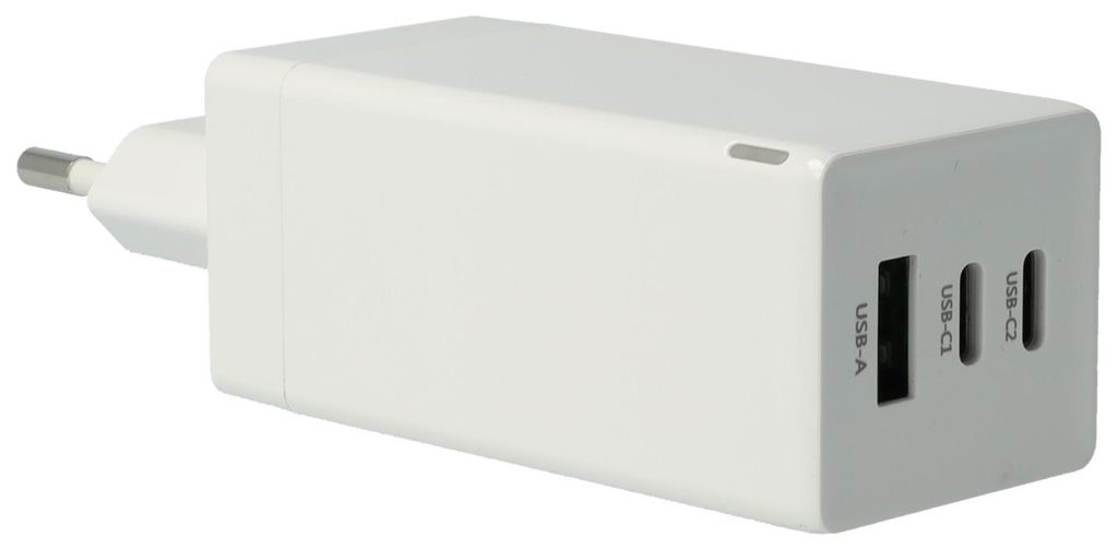 3-Port USB-C Power Delivery PPS-Ladegerät mit 2x USB-C, 1x Produktbild 