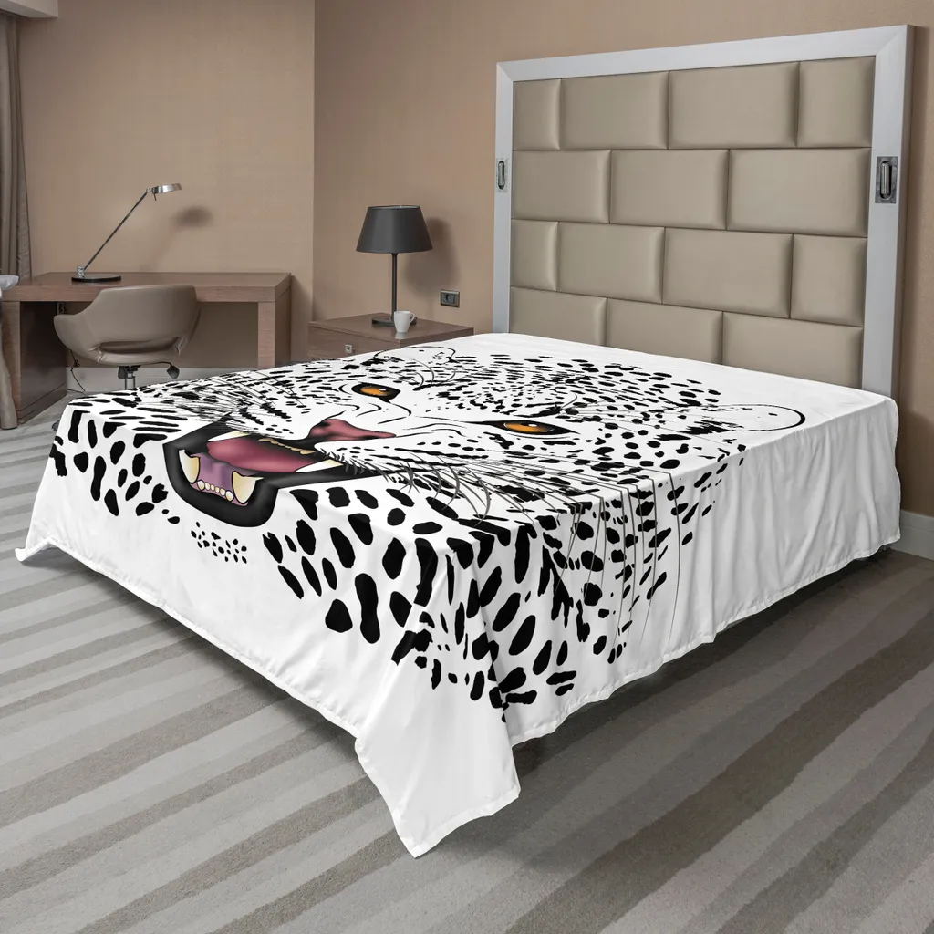 Drap de Lit Safari pour Décoration de Chambre Thématique Nature Sauvage