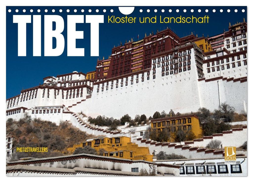 Tibet - Kloster und Landschaft (Wandkalender 2027 DIN A4 quer), CALVENDO Monatskalender