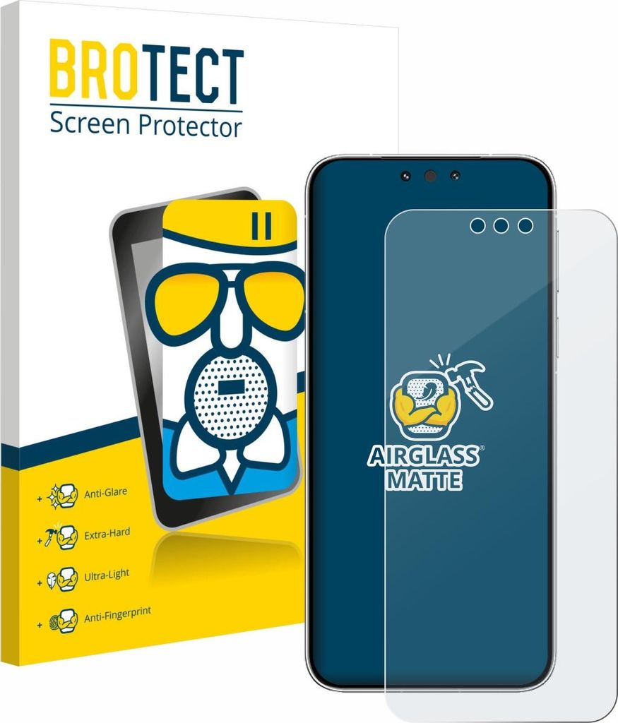 BROTECT Entspiegelungs Schutzglas für Huawei Mate 80 Pro Schutzfolie Panzer Folie Glas Display Schutz matt