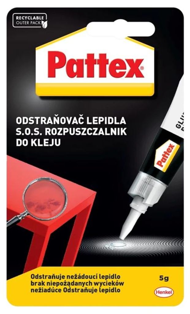 Pattex SOS Lösungsmittel Gel Entferner für Sekundenkleber Produktbild 
