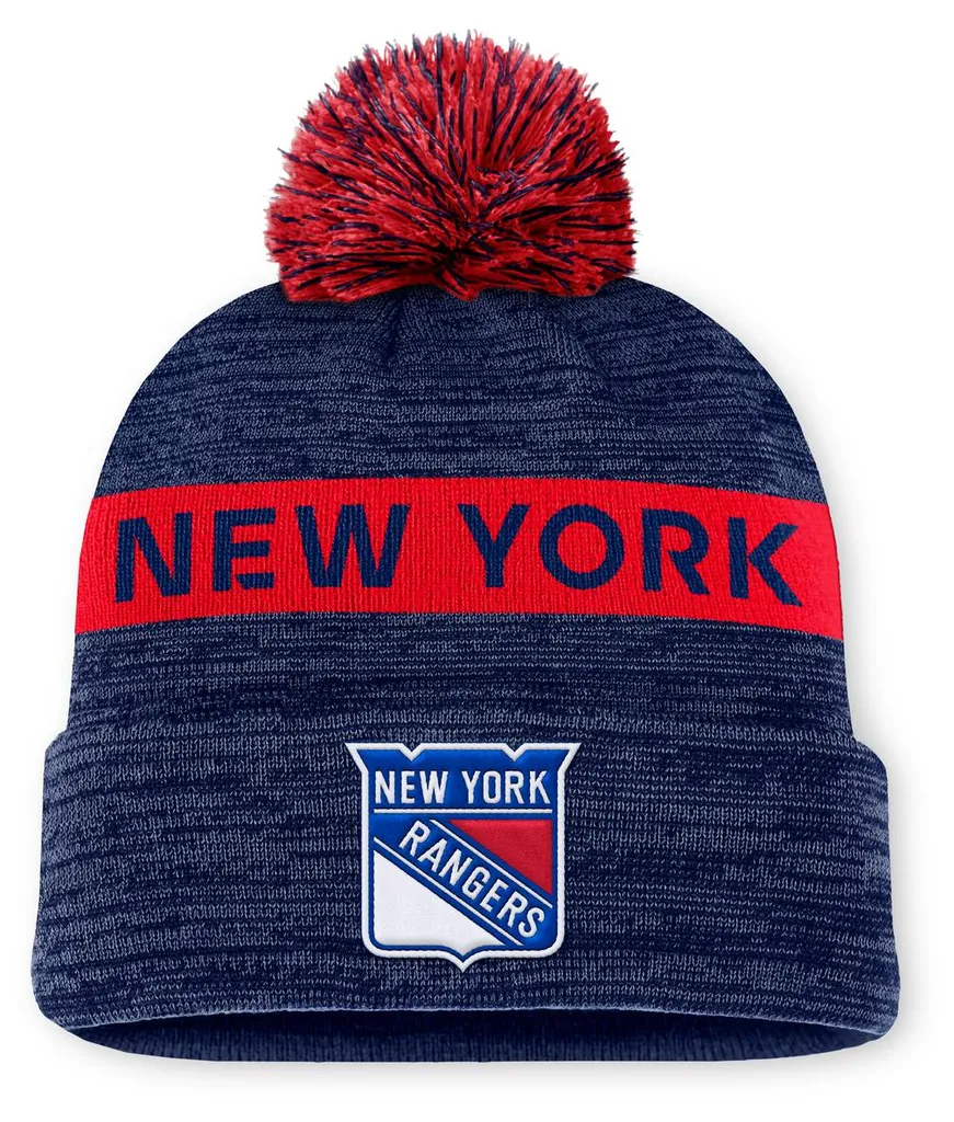 Bonnet NHL New York Rangers pour Supporters au Stade ou Sport en Hiver