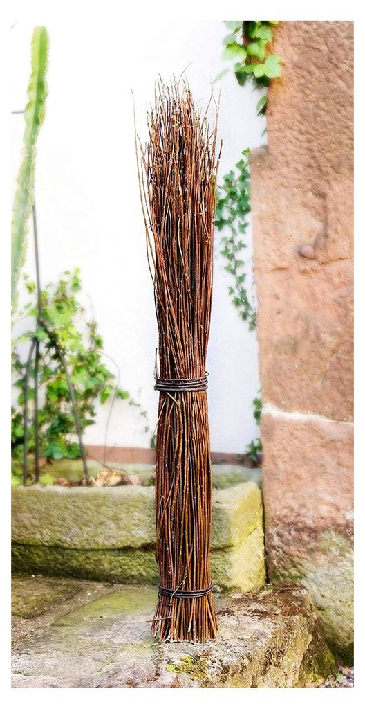 Weidenbündel Dekobündel Dekozweige aus Naturweide, ca. 120 cm hoch, Deko für Wohnzimmer, Küche, Esszimmer oder Flur