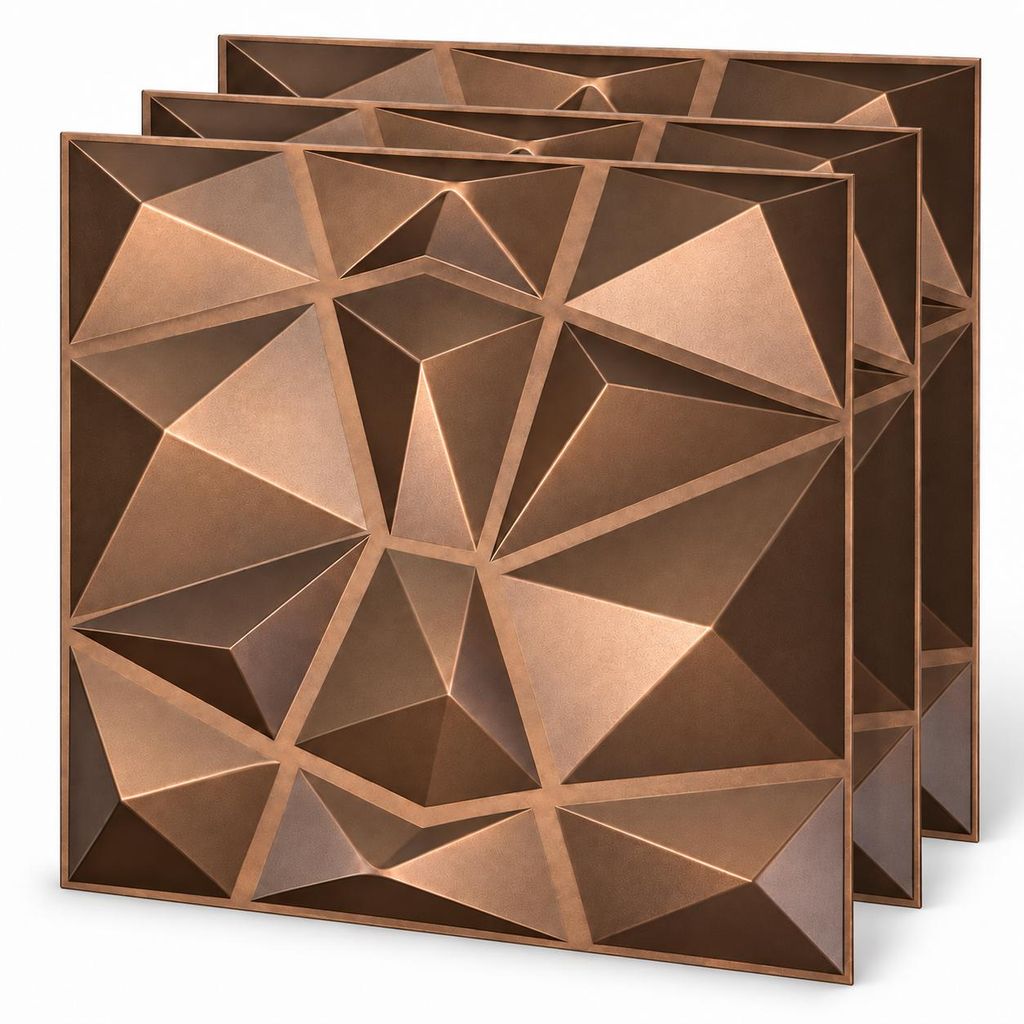 Paneles de pared 3D de plástico, decoración de pared, Imagen del producto 
