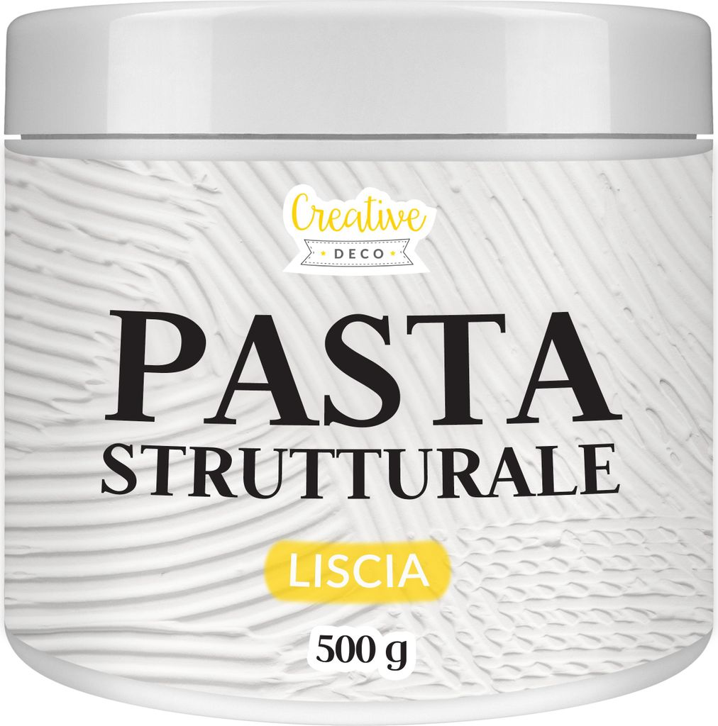 Creative Deco Pasta Strutturale Liscia 500g Massa Bianca Immagine del prodotto 