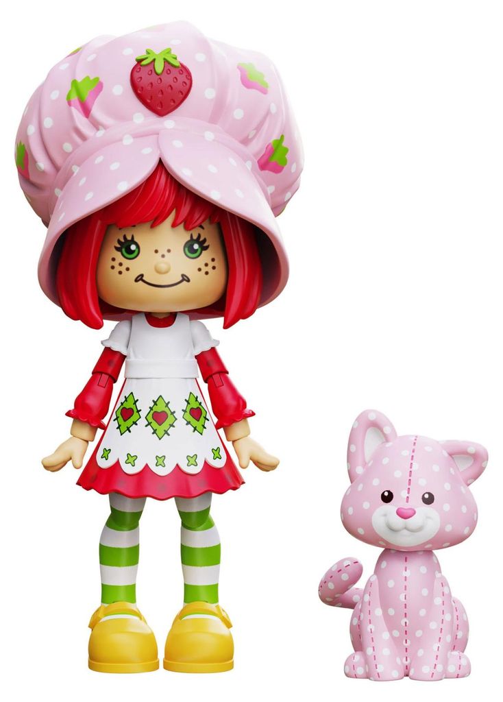 Emily Erdbeer Simply Actionfigur Strawberry Shortcake & Custard