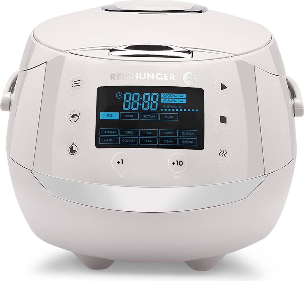Reishunger Digitaler Reiskocher (860W/1,5l), Grau, für bis Obrázok produktu