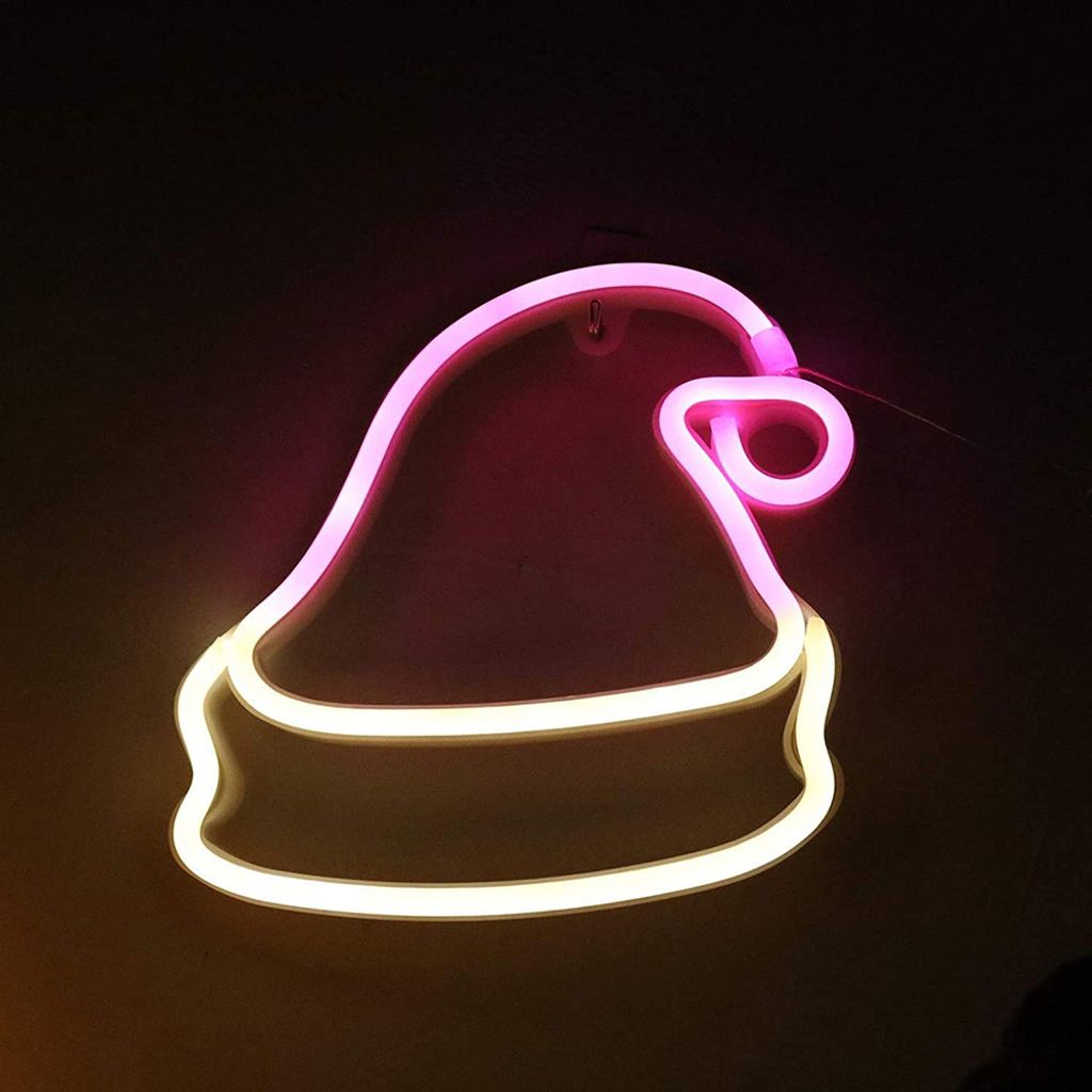 Insegna al neon dell'albero di Natale, Insegne al neon a LED per decorazioni artistiche da