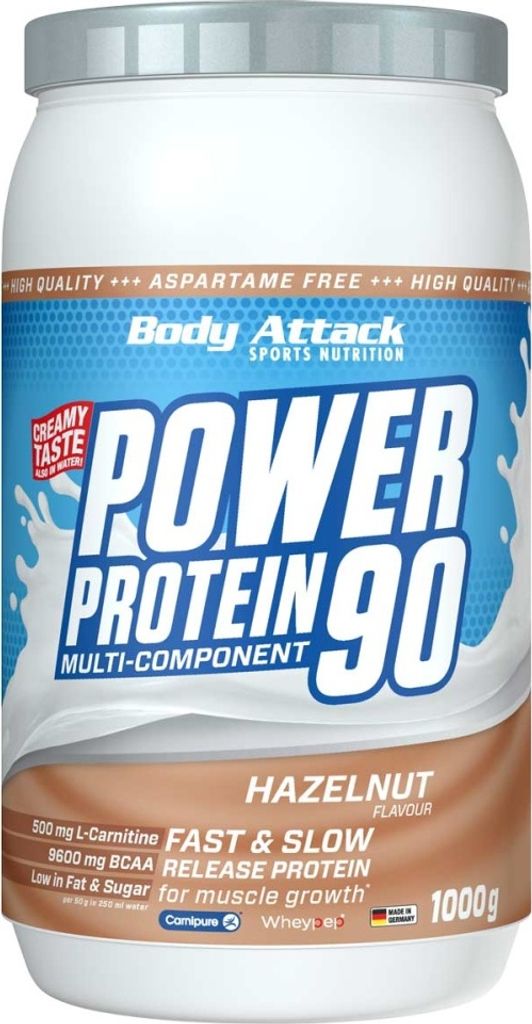 Body Attack Power Protein 90 – 1 kg Hazelnut