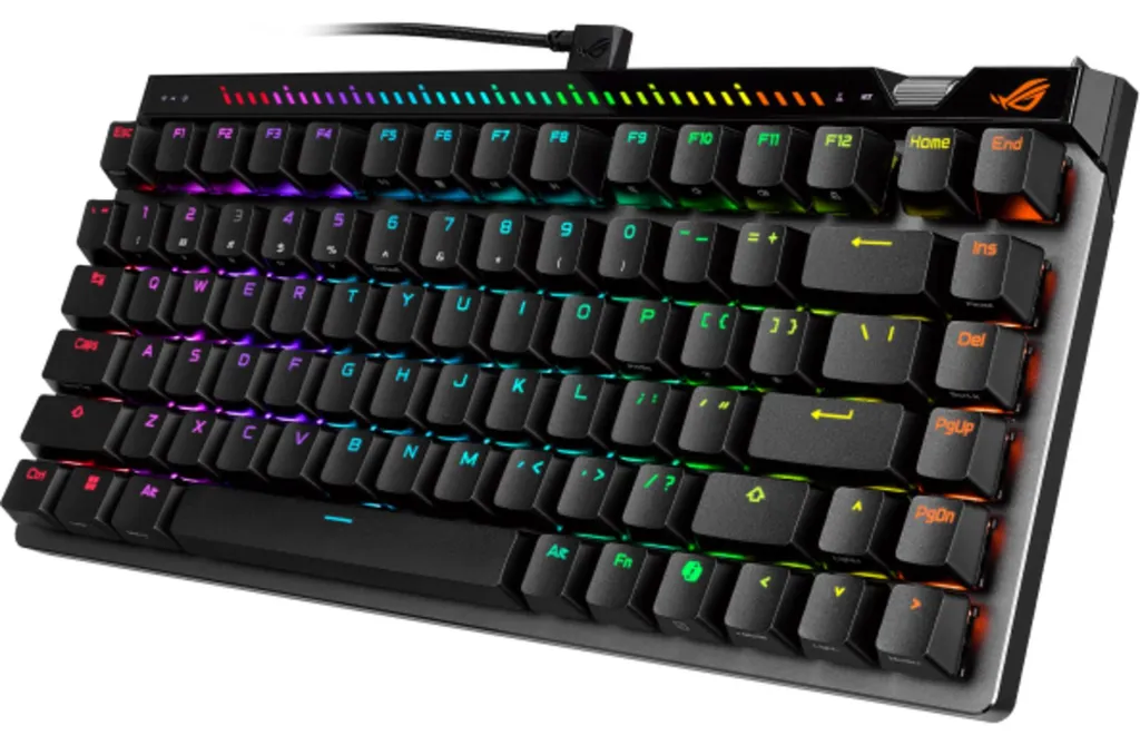 Clavier Gamer Compact Asus ROG Falchion Ace HFX AZERTY Switch Magnétique