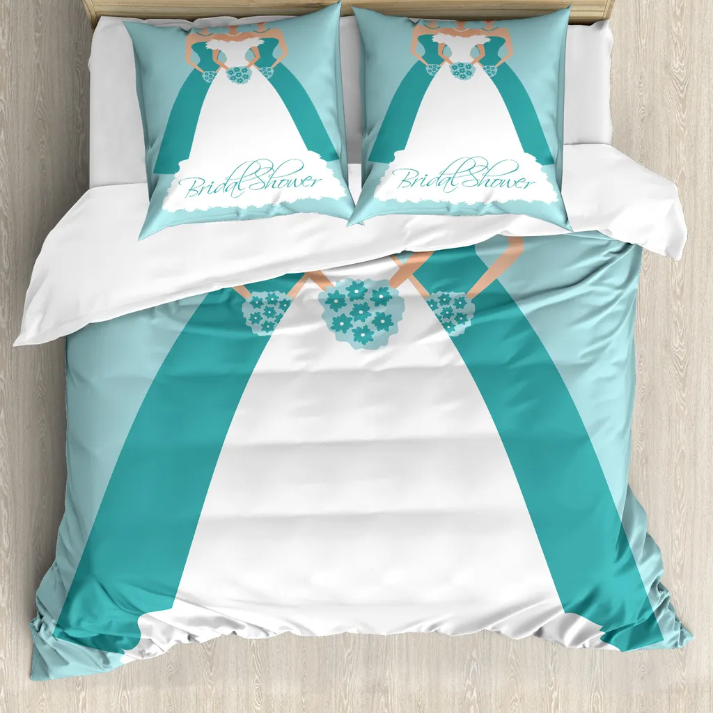 Offerta Copripiumino Abakuhaus 155x220 Sposa Antiacaro Turchese