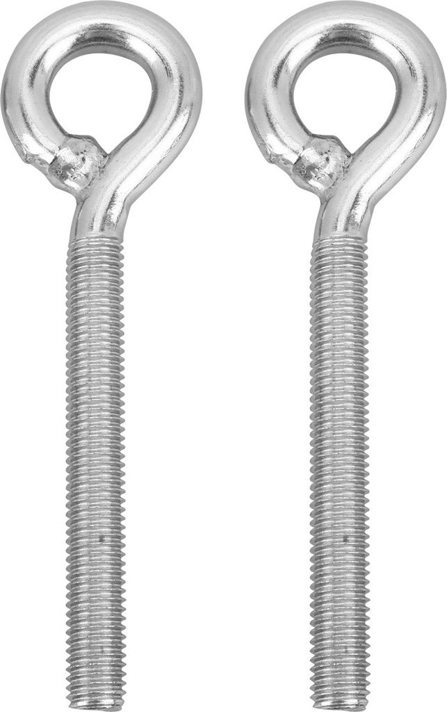 2-tlg. Ösenschrauben M12, Edelstahl, geschweißte Ringe, für Maschinenbau & Befestigung