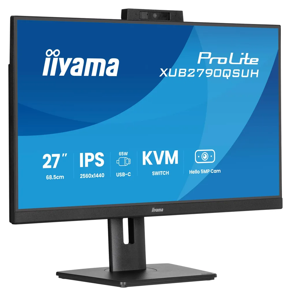 Moniteur PC 27 pouces Iiyama XUB2790QSUH-B2 Haute Résolution USB-C