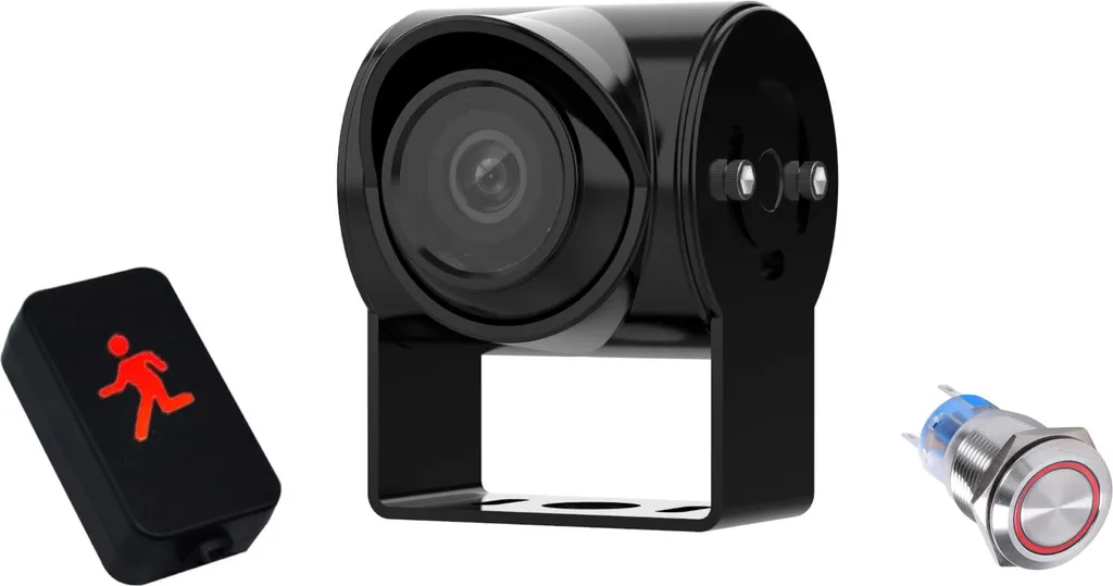 Caméra AHD 1080P AI BSD avec vision nocturne et grand angle de 140°