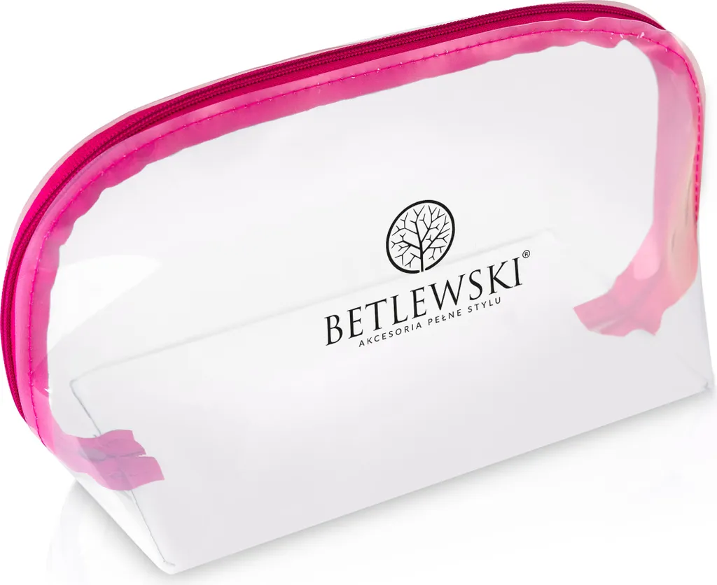 Beauty Case da Viaggio Trasparente Rosso HOLO BKP-02 | Travel Essential