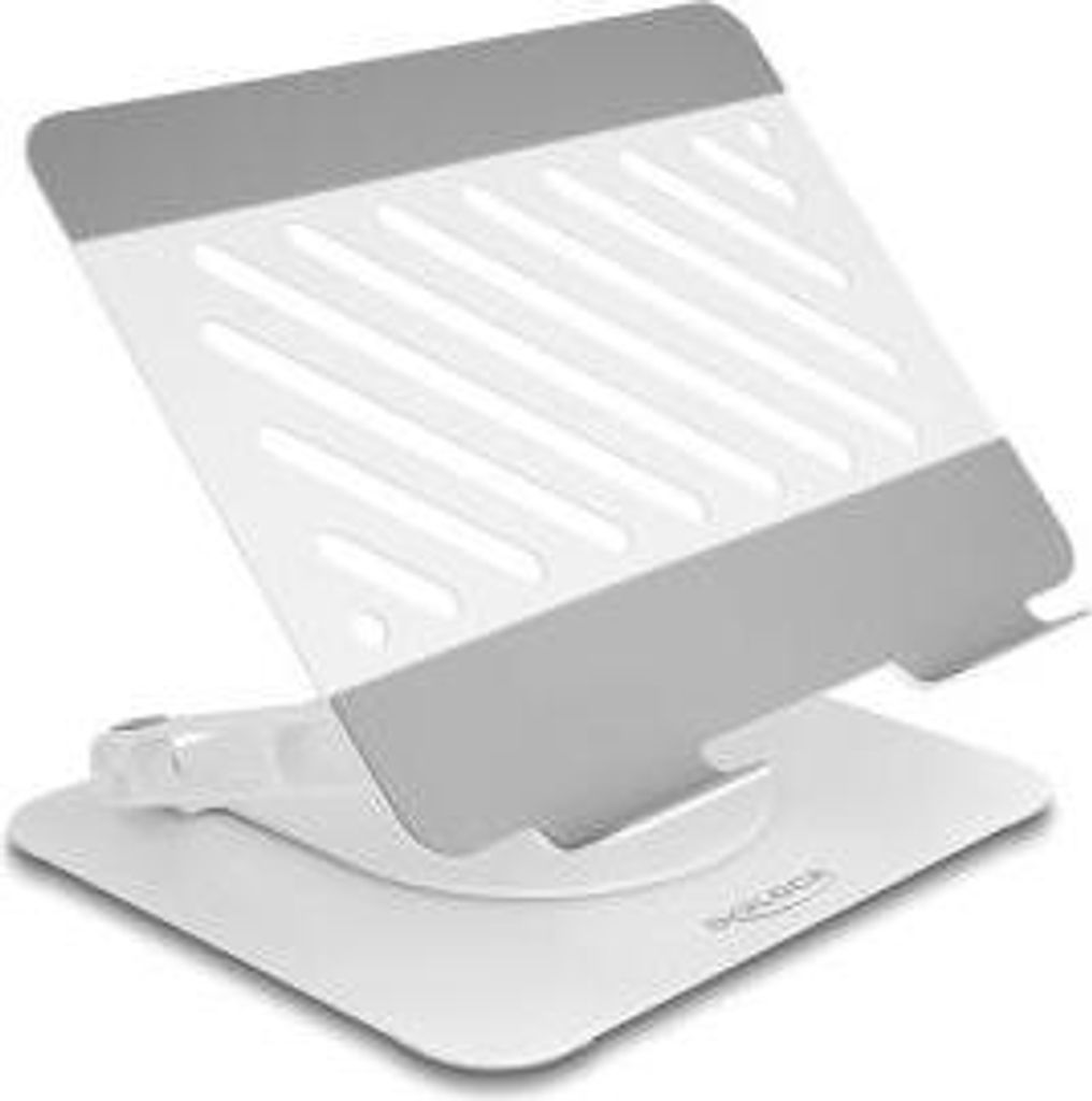 Delock Tablet und Notebook Standhalterung verstellbar Aluminium - 360° drehbar