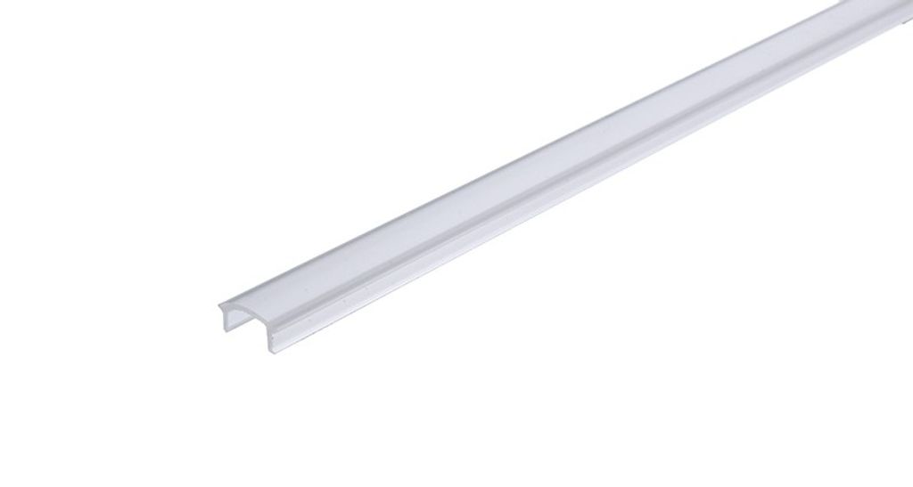 Deko-Light Profil Abdeckung - Abdeckung F-01-08, 1m, matt, Hülle, Transparent, Polymethylmethacrylat (PMMA), Deko-Light, 24 g, 1000 mm