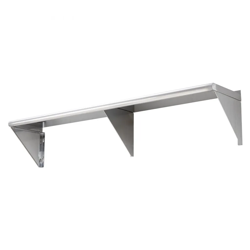 Étagère murale inox 183 cm : solution rangement contre l'encombrement pro - 11