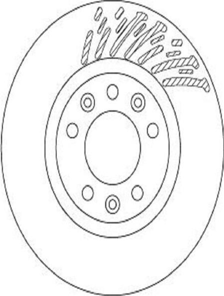 Bremsscheibe TRW DF6657
