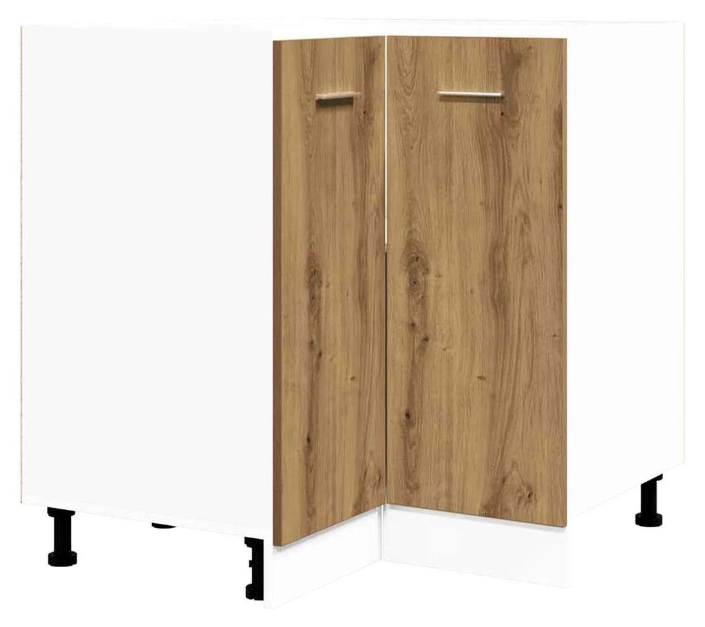 Küchenschrank Lyon Artisan-Eiche 75,5x75,5x81,5 cm Holzwerkstoff, Lagerschrank, Unterschrank, Geschirrschrank