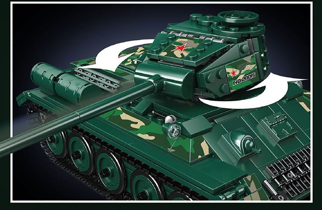 800 kusů stavebních bloků, Mould King 20015 Technic tank Obrázek produktu 3