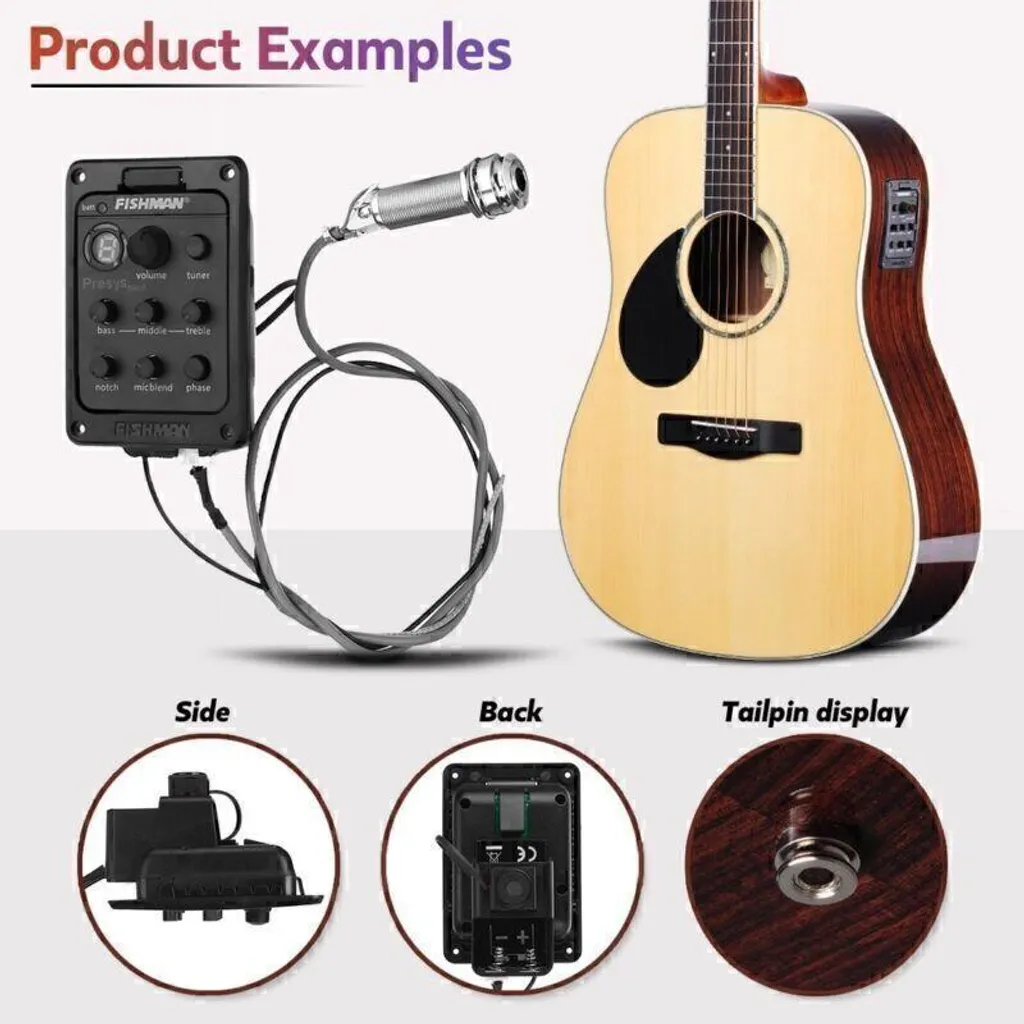 Système de préamplification guitare acoustique Fishman Presys 301