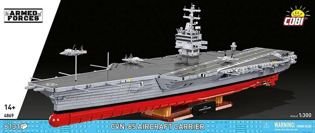 Cobi CVN-65 Aircraft Carrier Massstab 1 300 Produktbild 