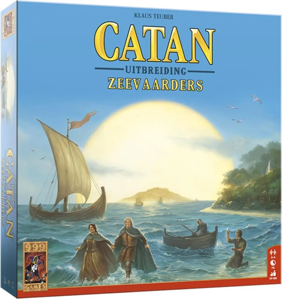 Les Marins de Catan 999 Jeux - Extension pour Jouer en Famille ou Amis