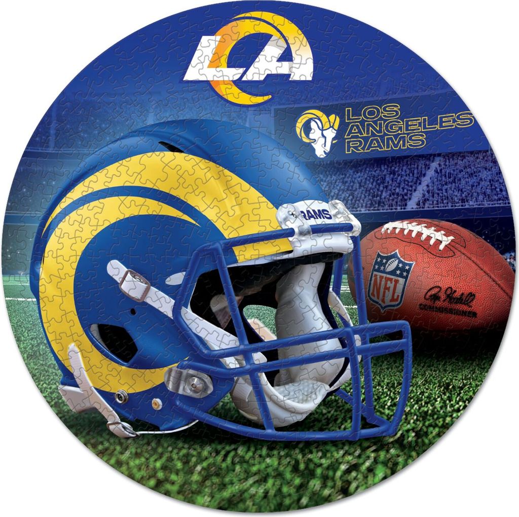 NFL Los Angeles Rams rund Puzzle Football 500 Teile pcs 51cm