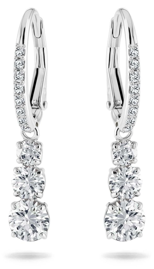 Orecchini Swarovski Stilla Attract Trilogy, color argento, Immagine del prodotto 
